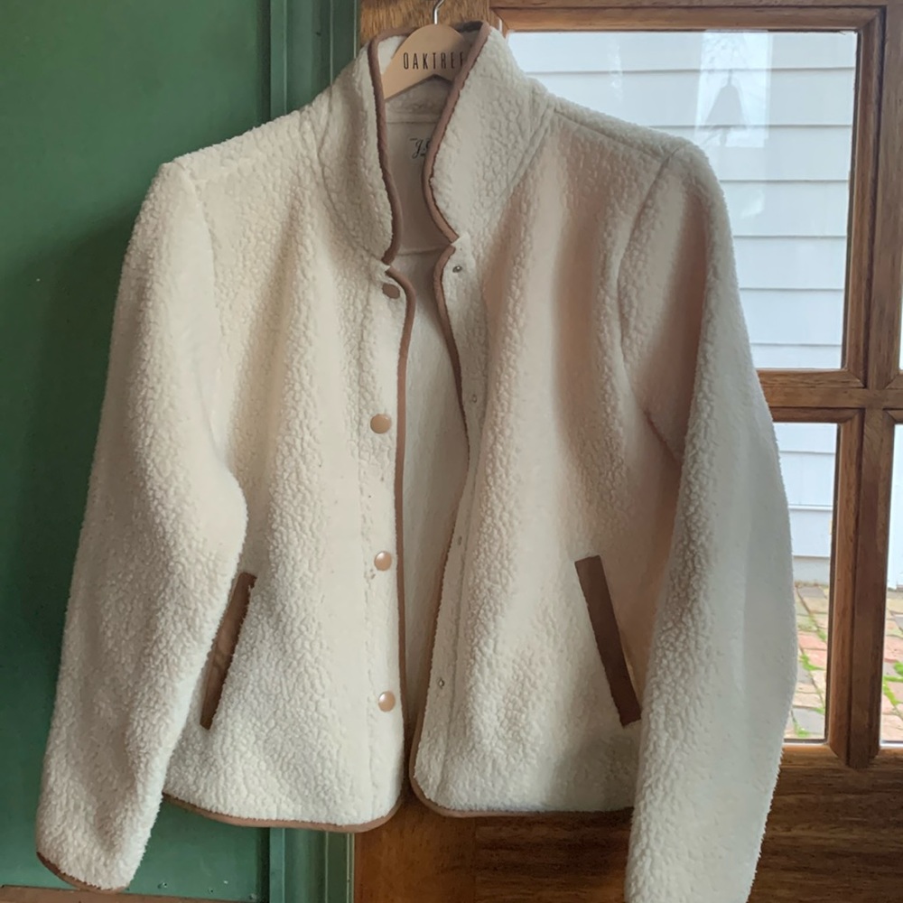 Jcrew fleece jacket
